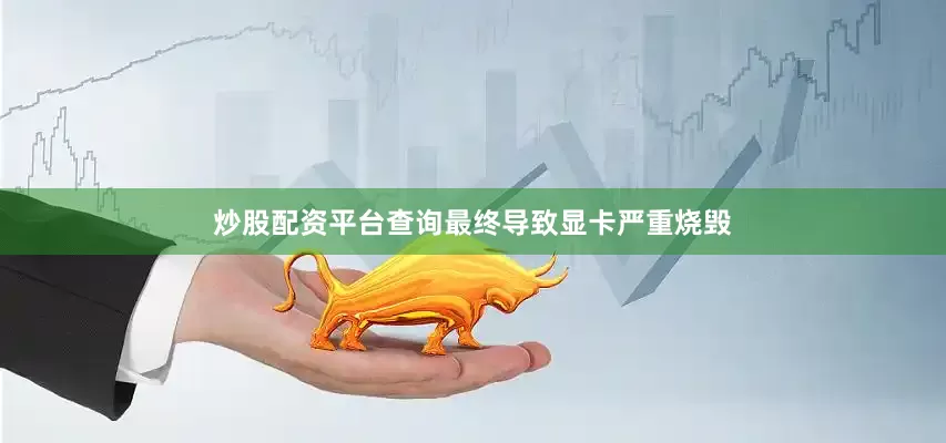 炒股配资平台查询最终导致显卡严重烧毁